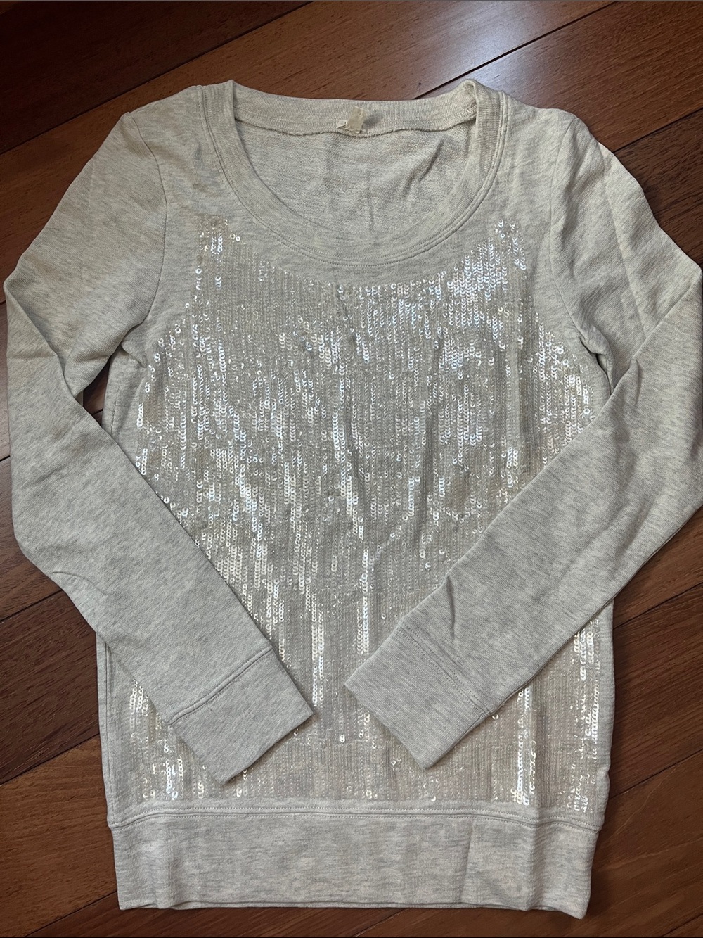 NWOT J. Crew Sequin Sweatshirt